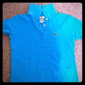 Lacoste turquoise polo